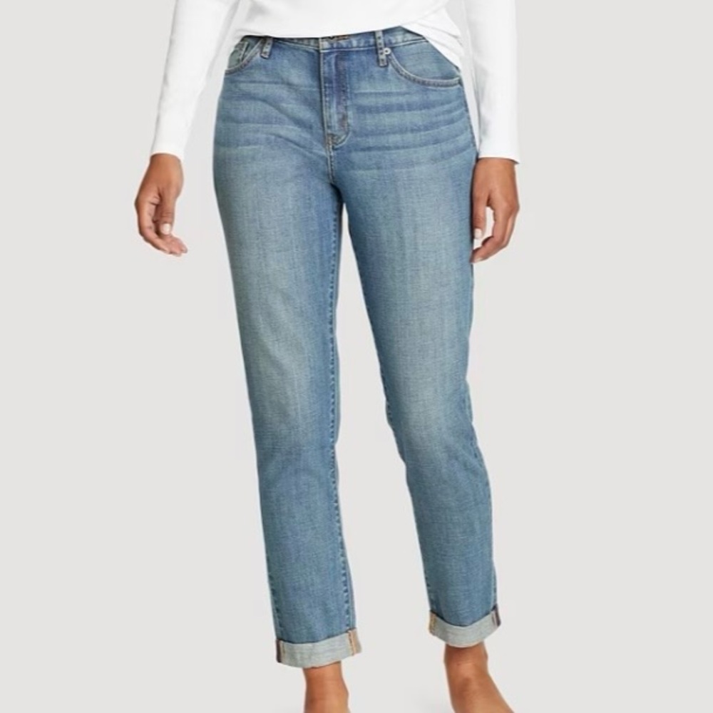 Eddie Bauer Boyfriend Relaxed Fit Jean. 
Size: 14
